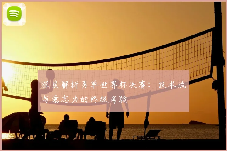 深度解析男单世界杯决赛：技术流与意志力的终极考验