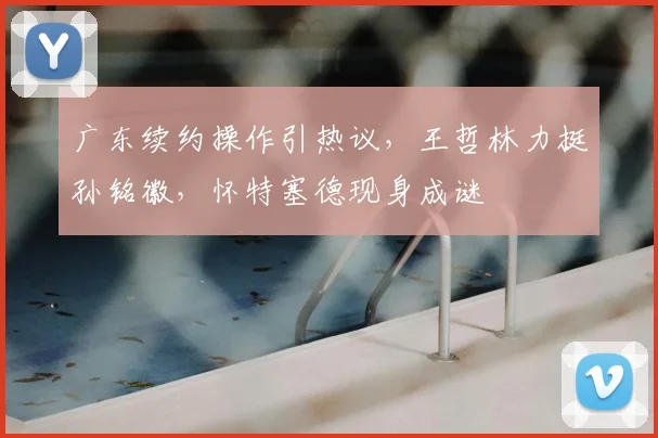 广东续约操作引热议，王哲林力挺孙铭徽，怀特塞德现身成谜